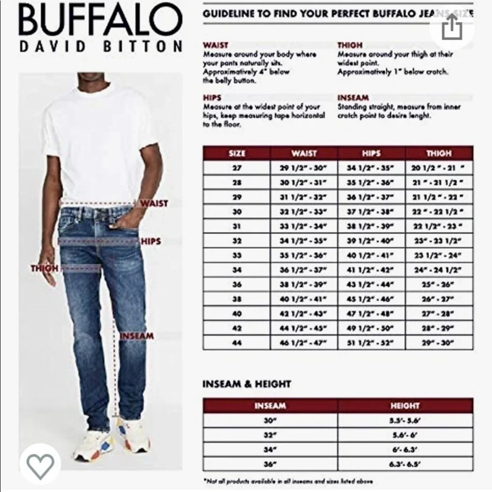buffalo jeans || David Bitton Evan basic slim NWT - Picture 2 of 14